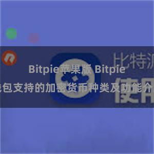 Bitpie苹果版 Bitpie钱包支持的加密货币种类及功能介绍