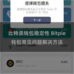 比特派钱包稳定性 Bitpie钱包常见问题解决方法