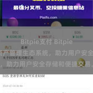 Bitpie支付 Bitpie钱包：打造数字资产管理生态系统，助力用户安全存储和便捷交易。