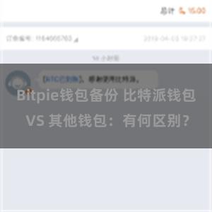 Bitpie钱包备份 比特派钱包 VS 其他钱包：有何区别？