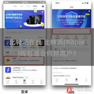 比特派在线 比特派(Bitpie)钱包适合何种用户？