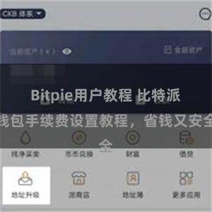 Bitpie用户教程 比特派钱包手续费设置教程，省钱又安全