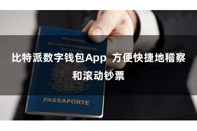 比特派数字钱包App  方便快捷地稽察和滚动钞票